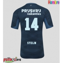 Camiseta Feyenoord Sem Steijn #14 Visitante Equipación 2025-26 manga corta